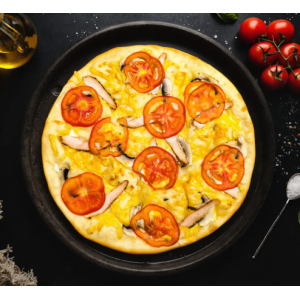 Пицца Курица помидор грибы 30см