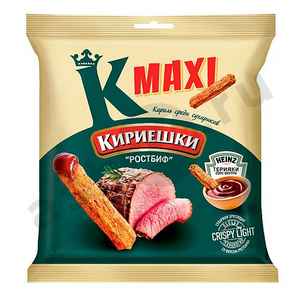 Сухарики КИРИЕШКИ maxi ростбиф + соус терияки 50г