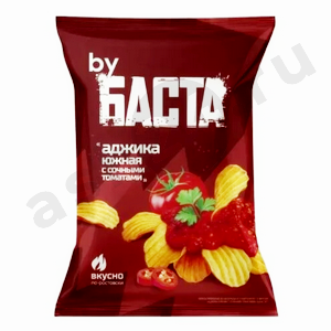 Снеки Чипсы БАСТА аджика южная с сочными травами 120г