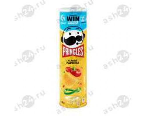 Чипсы PRINGLES паприка 165г