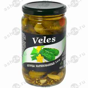 Бакалея Консервы Огурцы VELES 350г с/б