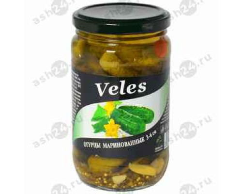 Бакалея Консервы Огурцы VELES 350г с/б
