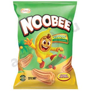 Снеки Кукурузные NOOBEE ЧУРРОС банан 60г
