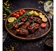 Свиные ребра в медовом соусе (от 1кг)