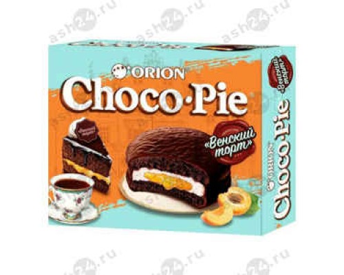 Печенье в упаковке ЧОКО ПАЙ венский торт 360г
