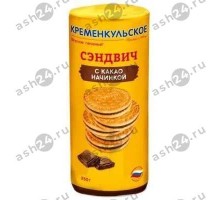 Печенье КРЕМЕНКУЛЬСКОЕ сэндвич с какао начинкой 250г