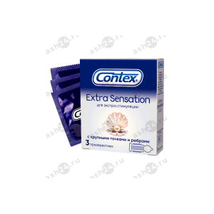 Презервативы CONTEX extra sensation (6138)