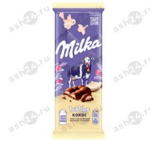 Шоколад МИЛКА пористый кокос 87г
