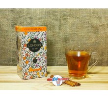 Чай LONDON GINGER-ORANGE черный со вкусом имбиря и апельсина 25пак
