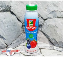 Йогурт ЧМЗ лесные ягоды 2,5% 270г бутылка