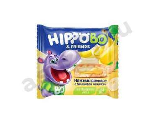 Бисквит HIPPOBO банан 32г