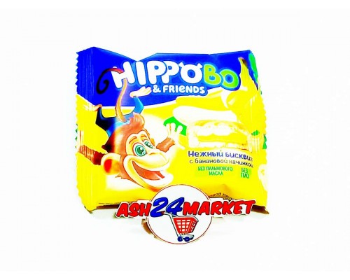 Бисквит HIPPOBO банан 32г