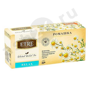 Бакалея Чай ETRE ромашка 25пак
