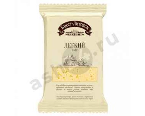 Молочные продукты Сыр БРЕСТ-ЛИТОВСК легкий 200г (3278)