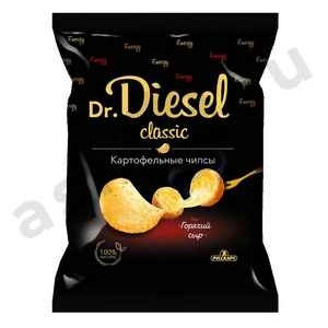 Чипсы Dr. DIESEL classic горячий сыр 120г