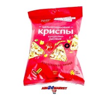 Криспы кукурузно-рисовые HAPPY CRISP итальянская пицца 50г