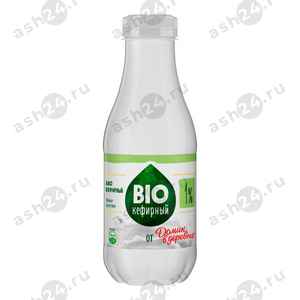 Молочные продукты Кефир БИО ДОМИК В ДЕРЕВНЕ 1% 450г бутылка (7771)