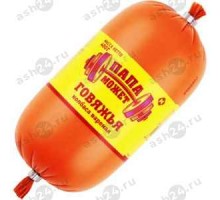 Колбаса ТМ ПАПА МОЖЕТ вареная говяжья 0,400кг