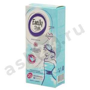 Прокладки  EMILY STYLE ежедневные мultiform ультратонкие 20шт