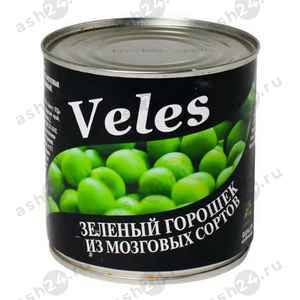 Бакалея Консервы Горошек зеленый VELES 420г ж/б