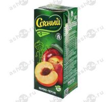 Сок СОЧНЫЙ яблоко-персик 0,2л т/п