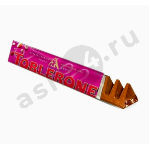 Сладости Шоколад TOBLERONE медово-миндальная нуга изюм орех 100г