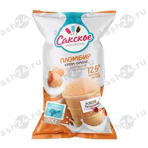 Мороженое САКСКОЕ крем-брюле стакан 80г