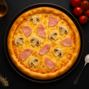 Пицца Ветчина грибы 25см