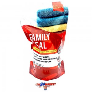 Гель для стирки FAMILY IDEAL для цветного 1л