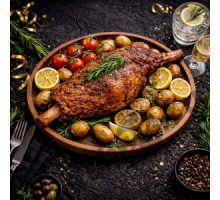 Запеченная баранья нога (от 2,5кг)