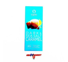 Шоколад O'ZERA dark sea salt caramel 55% 90г