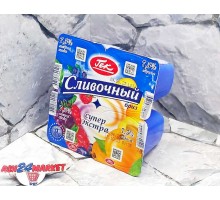Йогурт ФРУКТОВЫЙ 7,5% лесные ягоды-абрикос 100г стакан