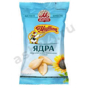 Семечки ОТ МАРТИНА ядра с солью 120г