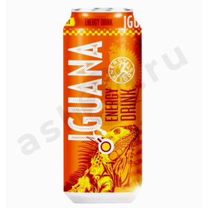 Напитки Энергетик IGUANA тропические фрукты 0,45л ж/б