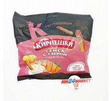 Сухарики ТРИ КОРОЧКИ семга и сыр + соус тар-тар 60г