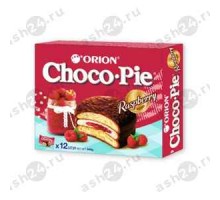 Печенье в упаковке ЧОКО ПАЙ малина 360г