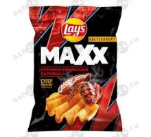 Чипсы ЛЕЙС MAXX куриные крылышки барбекю 100г