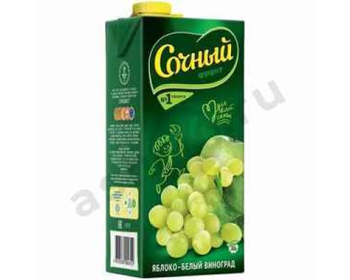 Напитки Сок СОЧНЫЙ яблоко белый виноград 1,95л т/п