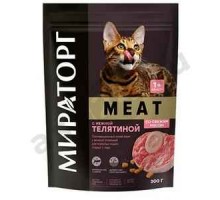 Корм для кошек МИРАТОРГ с нежной телятиной 300г