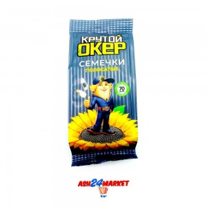 Семечки КРУТОЙ ОКЕР полосатые 70г