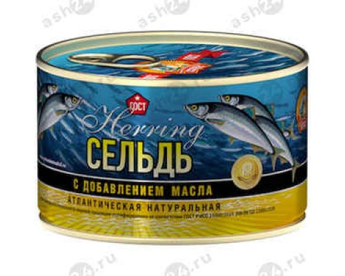 Бакалея Консервы Сельдь СОХРАНИМ ТРАДИЦИИ с д/м 240г ж/б