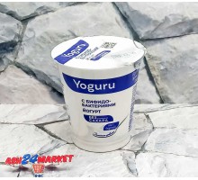 Йогурт YOGURU с бифидо-бактериями без сахара 1,5% 310г стакан