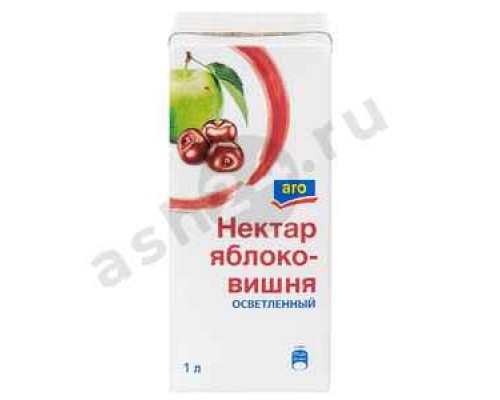 Напитки Сок ARO нектар яблоко вишня 1л т/п