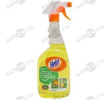 Средство для мытья стекол HELP лимон 750мл