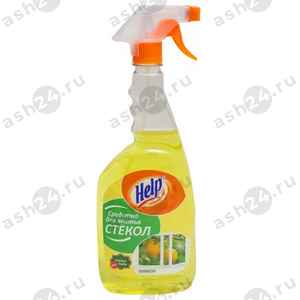 Средство для стекол HELP лимон 750мл
