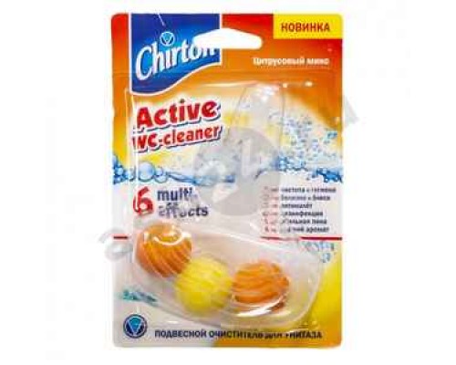 Подвесной блок для унитаза CHIRTON цитрусовый микс 45г
