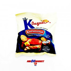 Сухарики КИРИЕШКИ maxi семга с сыром + соус тар-тар 45г