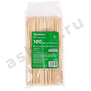 Шпажка OPTILINE бамбук 15см 100шт