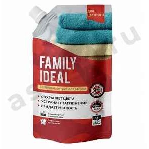 Гель для стирки FAMILY IDEAL для цветного 1л