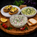Комплекс Окрошка на кефире, картофельные лодочки, с-т из пекинской капусты + ASH-комплемент